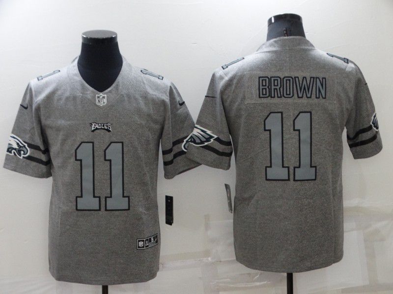 Men Philadelphia Eagles #11 Brown Grey 2022 Nike Limited Vapor Untouchable NFL Jersey->philadelphia eagles->NFL Jersey